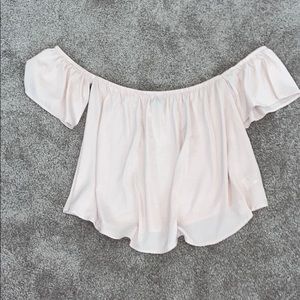 American eagle off the shoulders top